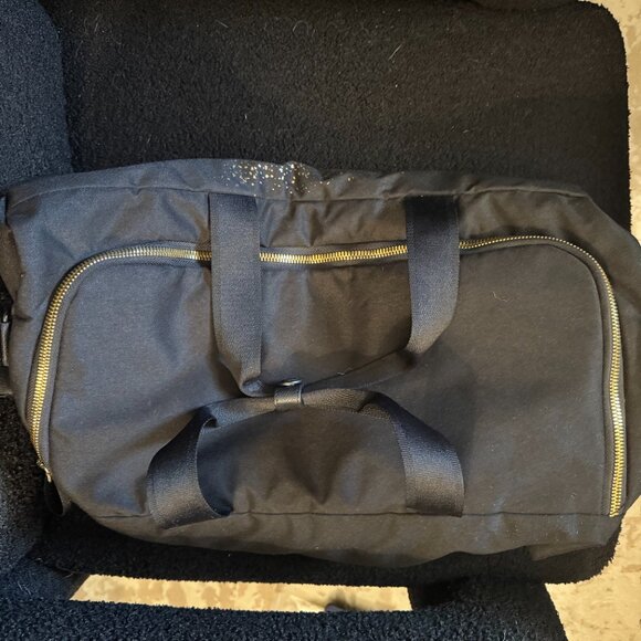 Nike - Small Brasilia Gold Splatter Metallic Duffel - Picture 2 of 4